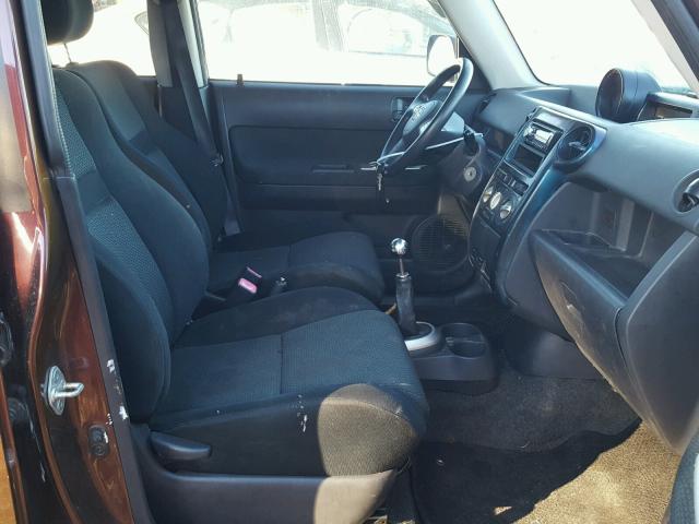 JTLKT334164121416 - 2006 TOYOTA SCION XB Marrón foto 5
