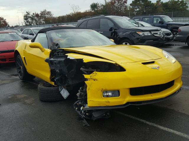 1G1YT3DW2B5103090 - 2011 CHEVROLET CORVETTE G YELLOW photo 1