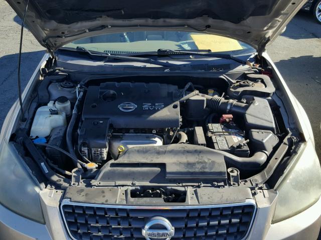 1N4AL11E65C297671 - 2005 NISSAN ALTIMA BEIGE photo 7