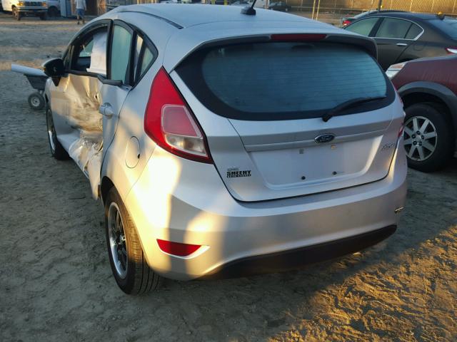 3FADP4EJ0GM203361 - 2016 FORD FIESTA SE SILVER photo 3