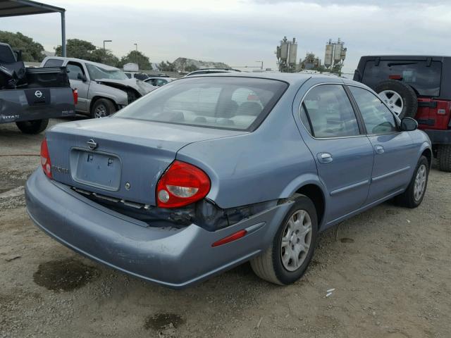 JN1CA31D9YT734534 - 2000 NISSAN MAXIMA BLUE photo 4