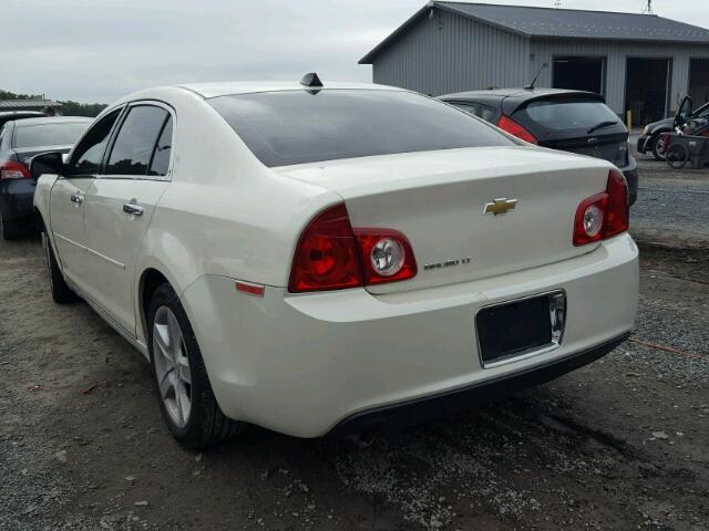 1G1ZC5E04CF303040 - 2012 CHEVROLET MALIBU 1LT თეთრი ფოტო 3