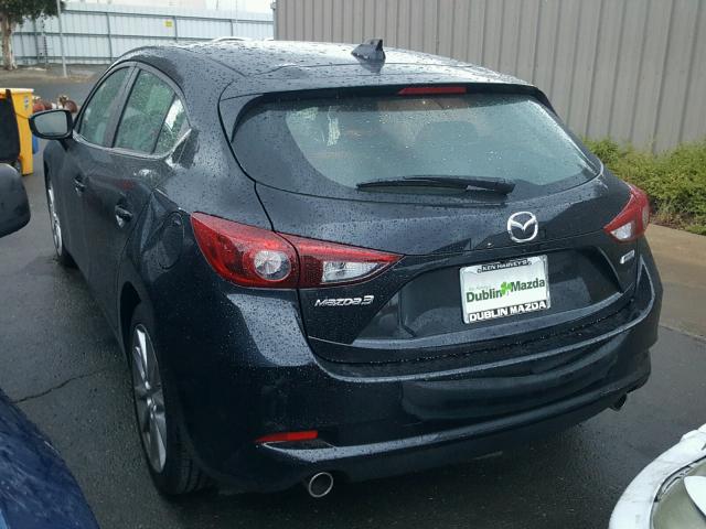 3MZBN1M38HM151498 - 2017 MAZDA 3 GRAND TO BLACK photo 3