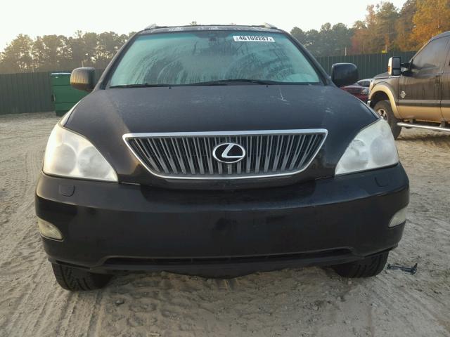 2T2GA31U85C034193 - 2005 LEXUS RX BLACK photo 9