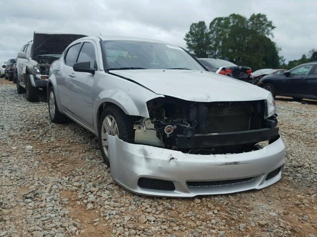 1B3BD4FB4BN564383 - 2011 DODGE AVENGER EX SILVER photo 1