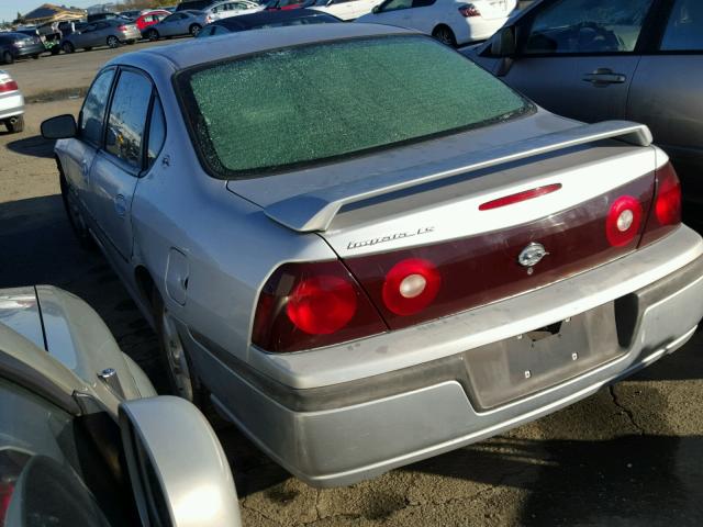 2G1WH52K239127530 - 2003 CHEVROLET IMPALA LS SILVER photo 3