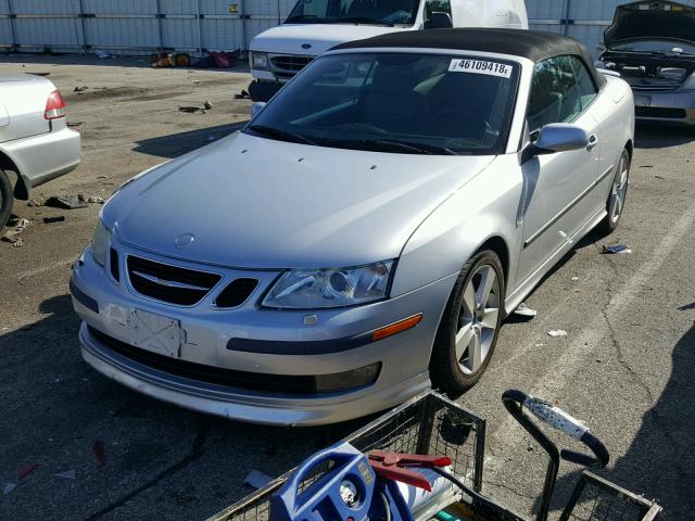 YS3FH71U666003481 - 2006 SAAB 9-3 AERO SILVER photo 2