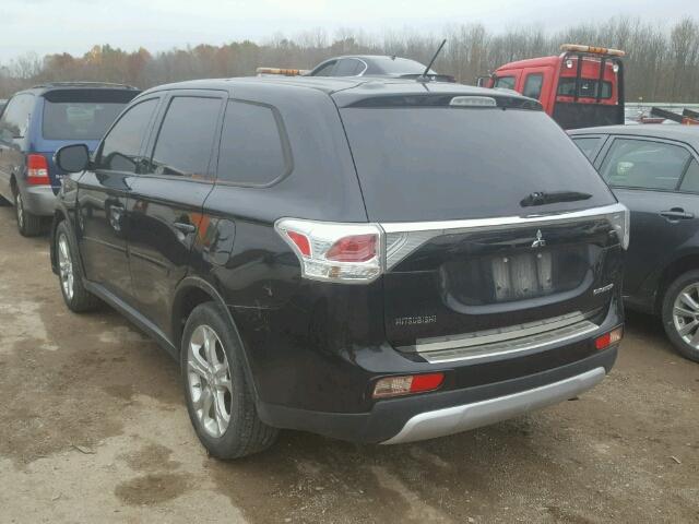 JA4AD3A36FZ004720 - 2015 MITSUBISHI OUTLANDER BLACK photo 3