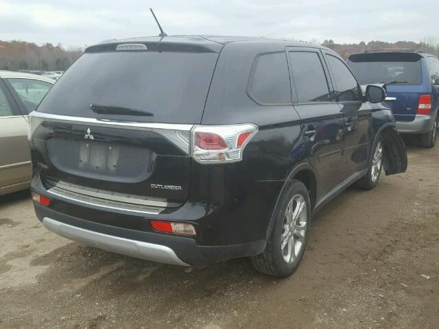 JA4AD3A36FZ004720 - 2015 MITSUBISHI OUTLANDER BLACK photo 4