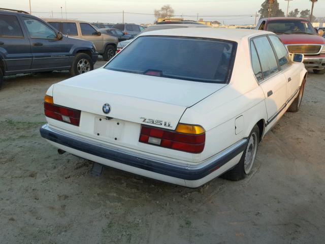 WBAGC4313K3317027 - 1989 BMW 735 IL WHITE photo 4