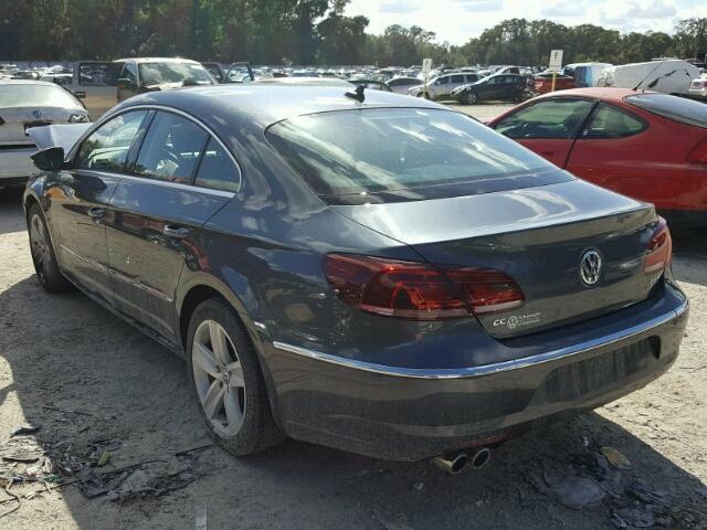 WVWBN7AN2FE819472 - 2015 VOLKSWAGEN CC SPORT GRAY photo 3