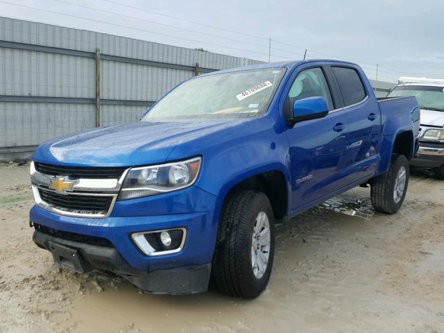 1GCGSCEN2J1168815 - 2018 CHEVROLET COLORADO L BLUE photo 2