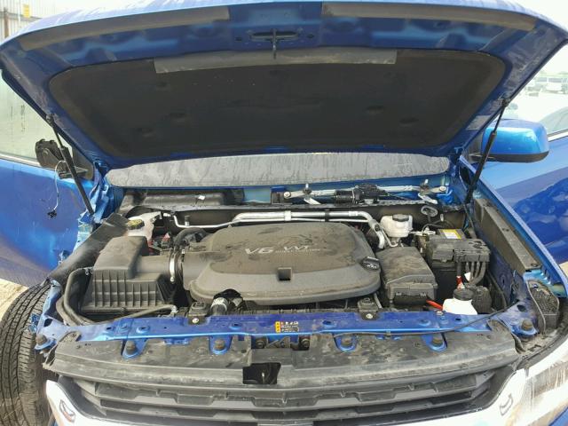 1GCGSCEN2J1168815 - 2018 CHEVROLET COLORADO L BLUE photo 7