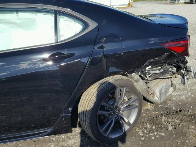 19UUB2F60JA000113 - 2018 ACURA TLX TECH+A BLACK photo 9