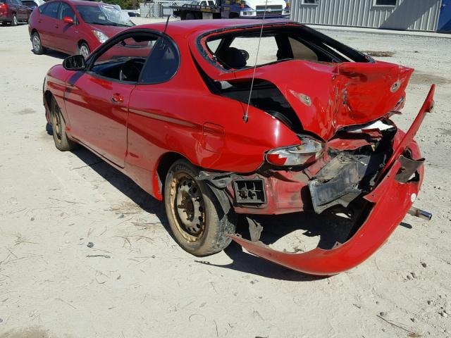 KMHJG24M4VU034527 - 1997 HYUNDAI TIBURON RED photo 3