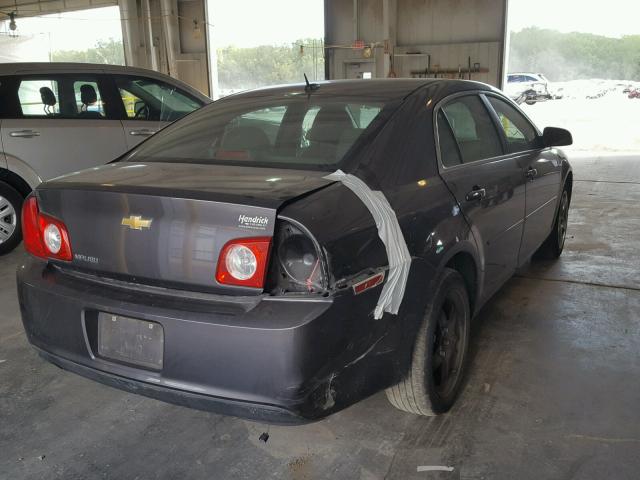 1G1ZB5E14BF219424 - 2011 CHEVROLET MALIBU LS ნაცრისფერი ფოტო 4