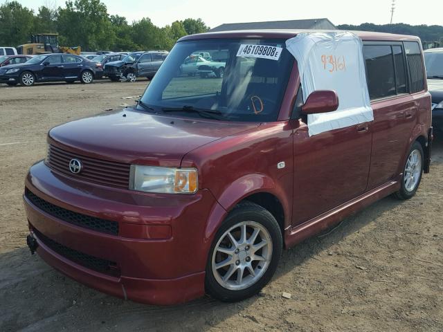 JTLKT324664073817 - 2006 TOYOTA SCION XB Rojo foto 2