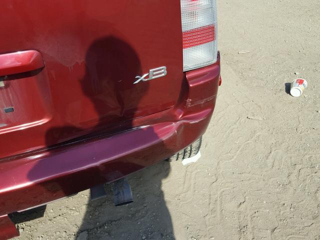 JTLKT324664073817 - 2006 TOYOTA SCION XB Rojo foto 9