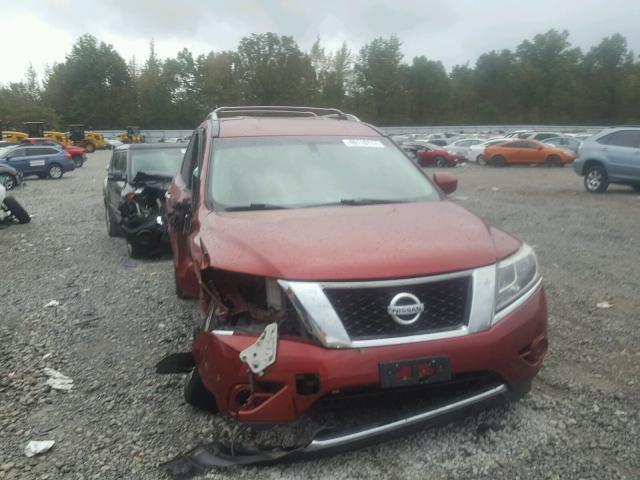 5N1AR2MNXDC674605 - 2013 NISSAN PATHFINDER RED photo 1