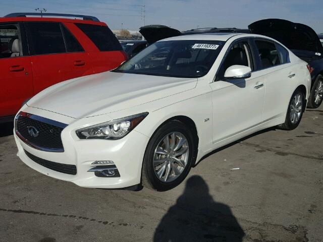 JN1EV7AP6HM741353 - 2017 INFINITI Q50 WHITE photo 2