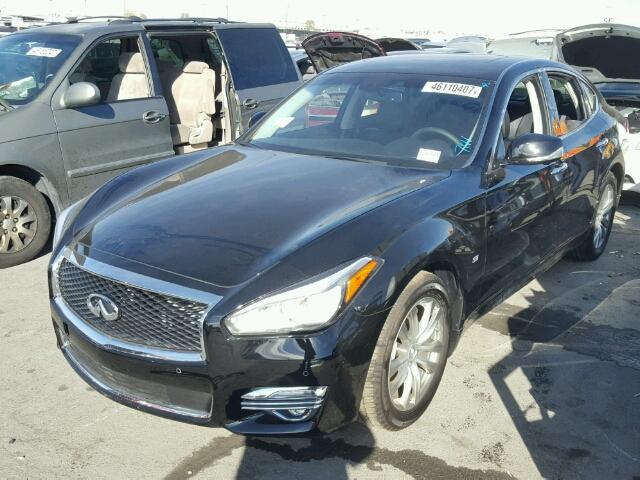 JN1BY1AP6HM741635 - 2017 INFINITI Q70 BLACK photo 2