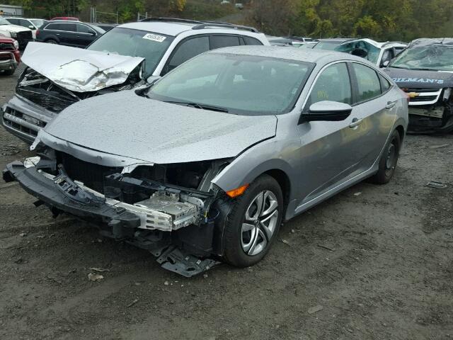 19XFC2F50HE217681 - 2017 HONDA CIVIC SILVER photo 2