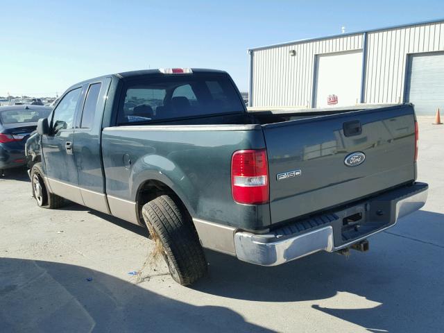 1FTPX12534NC56134 - 2004 FORD F150 GREEN photo 3