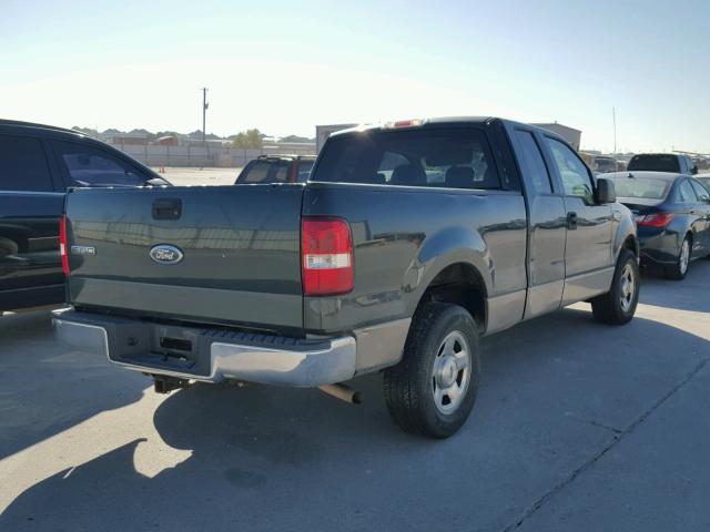 1FTPX12534NC56134 - 2004 FORD F150 GREEN photo 4