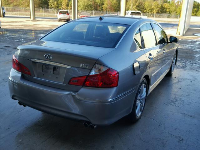 JNKAY01E78M601223 - 2008 INFINITI M35 BASE GRAY photo 4