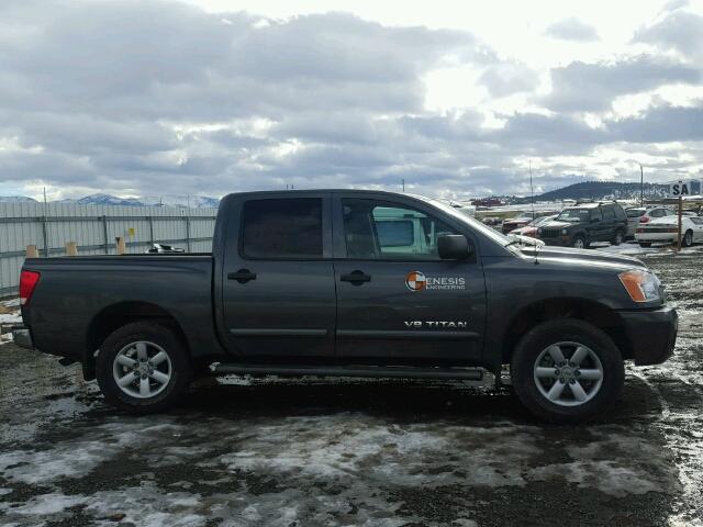 1N6AA0EC5AN315138 - 2010 NISSAN TITAN XE CHARCOAL photo 9