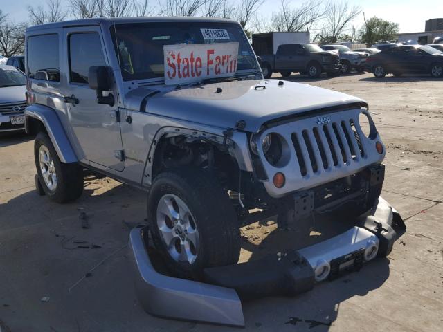 1C4AJWBG1DL634534 - 2013 JEEP WRANGLER S GRAY photo 1