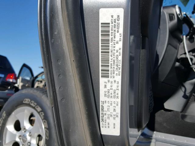 1C4AJWBG1DL634534 - 2013 JEEP WRANGLER S GRAY photo 10