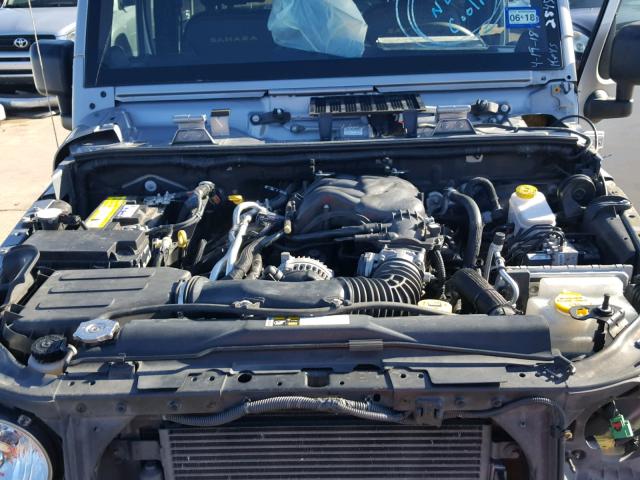 1C4AJWBG1DL634534 - 2013 JEEP WRANGLER S GRAY photo 7