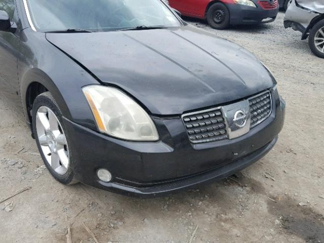 1N4BA41EX4C863499 - 2004 NISSAN MAXIMA SE BLACK photo 9