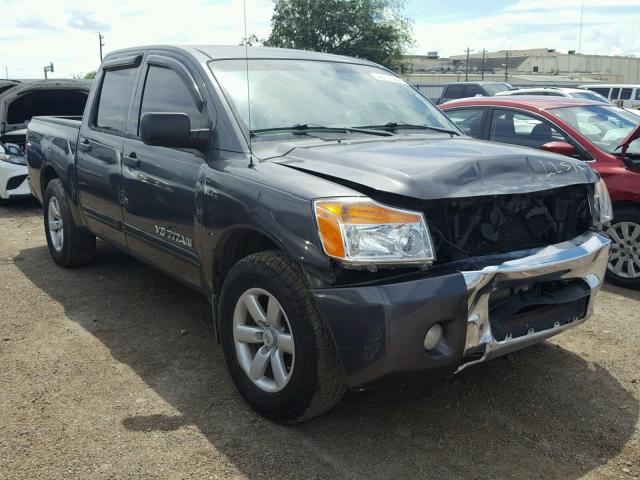 1N6BA0ED7AN300685 - 2010 NISSAN TITAN XE CHARCOAL photo 1