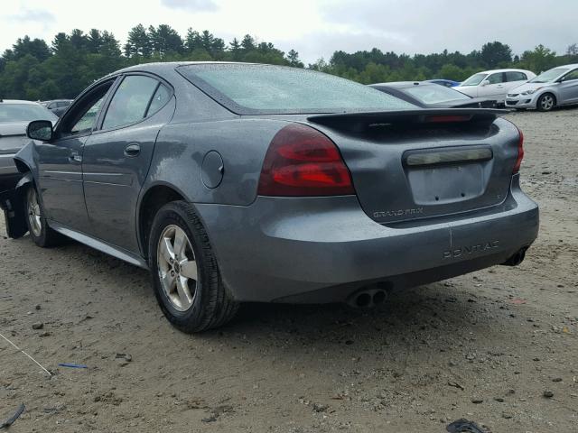 2G2WS522851209552 - 2005 PONTIAC GRAND PRIX GRAY photo 3