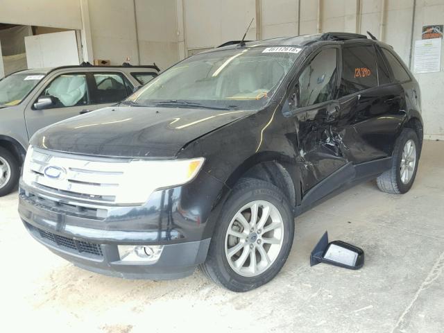 2FMDK38C47BA61951 - 2007 FORD EDGE SEL BLACK photo 2