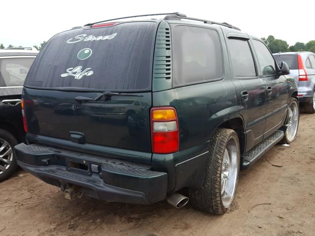 1GKEK63U32J245555 - 2002 GMC DENALI GREEN photo 4