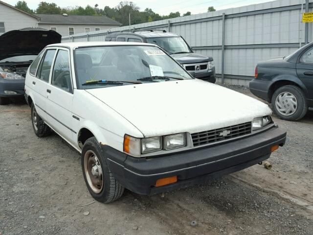 1Y1SK6143HZ069419 - 1987 CHEVROLET NOVA WHITE photo 1