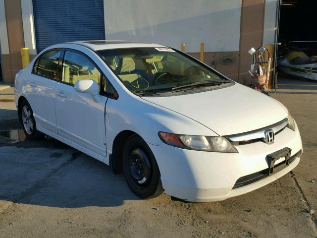 JHMFA16877S001427 - 2007 HONDA CIVIC WHITE photo 1