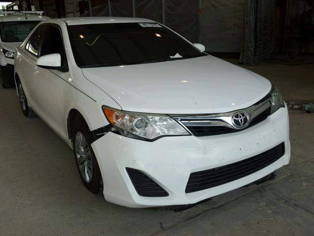 4T1BF1FK0DU253951 - 2013 TOYOTA CAMRY L WHITE photo 1