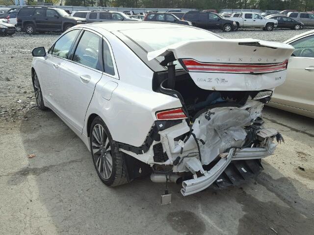 3LN6L5EC5HR622134 - 2017 LINCOLN MKZ RESERV WHITE photo 3