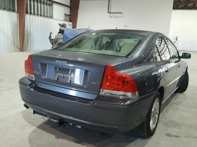 YV1RS592962526931 - 2006 VOLVO S60 2.5T SILVER photo 4