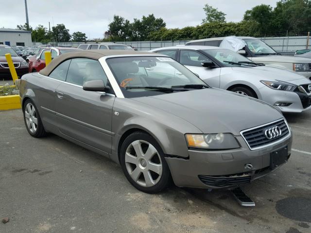 WAUAC48H66K010569 - 2006 AUDI A4 1.8 CAB BROWN photo 1