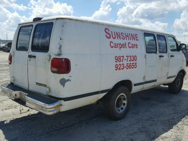 2B7KB31Z2YK118997 - 2000 DODGE RAM VAN B3 WHITE photo 4