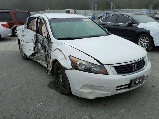 1HGCP26398A129075 - 2008 HONDA ACCORD LX WHITE photo 1