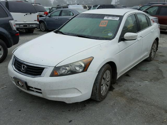 1HGCP26398A129075 - 2008 HONDA ACCORD LX WHITE photo 2