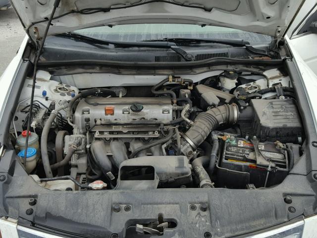 1HGCP26398A129075 - 2008 HONDA ACCORD LX WHITE photo 7