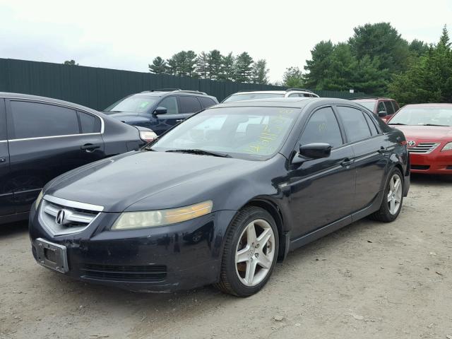 19UUA66264A050056 - 2004 ACURA TL BLACK photo 2