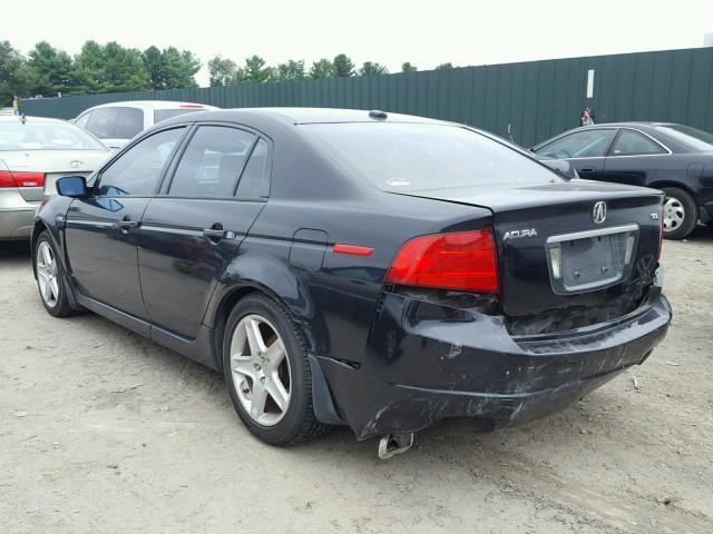 19UUA66264A050056 - 2004 ACURA TL BLACK photo 3